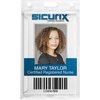 Sicurix Rigid PC Badge Holder, Vertical, 25/PK, Clear PK BAU68140